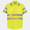Men's High Visibility Safety Short Sleeve Work Shirt Thumbnail