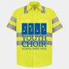 Men's High Visibility Safety Short Sleeve Work Shirt Thumbnail
