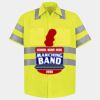 Men's High Visibility Safety Short Sleeve Work Shirt Thumbnail