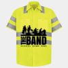 Men's High Visibility Safety Short Sleeve Work Shirt Thumbnail
