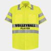 Men's High Visibility Safety Short Sleeve Work Shirt Thumbnail