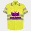 Men's High Visibility Safety Short Sleeve Work Shirt Thumbnail
