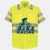 Men's High Visibility Safety Short Sleeve Work Shirt Thumbnail