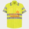 Men's High Visibility Safety Short Sleeve Work Shirt Thumbnail
