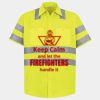 Men's High Visibility Safety Short Sleeve Work Shirt Thumbnail