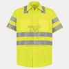 Men's High Visibility Safety Short Sleeve Work Shirt Thumbnail