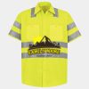 Men's High Visibility Safety Short Sleeve Work Shirt Thumbnail