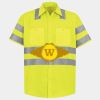 Men's High Visibility Safety Short Sleeve Work Shirt Thumbnail