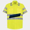 Men's High Visibility Safety Short Sleeve Work Shirt Thumbnail