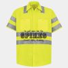 Men's High Visibility Safety Short Sleeve Work Shirt Thumbnail