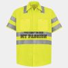 Men's High Visibility Safety Short Sleeve Work Shirt Thumbnail