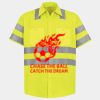 Men's High Visibility Safety Short Sleeve Work Shirt Thumbnail