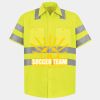 Men's High Visibility Safety Short Sleeve Work Shirt Thumbnail