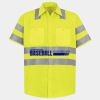 Men's High Visibility Safety Short Sleeve Work Shirt Thumbnail