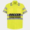 Men's High Visibility Safety Short Sleeve Work Shirt Thumbnail