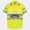 Men's High Visibility Safety Short Sleeve Work Shirt Thumbnail