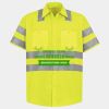 Men's High Visibility Safety Short Sleeve Work Shirt Thumbnail