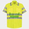 Men's High Visibility Safety Short Sleeve Work Shirt Thumbnail