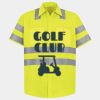 Men's High Visibility Safety Short Sleeve Work Shirt Thumbnail