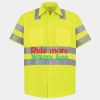 Men's High Visibility Safety Short Sleeve Work Shirt Thumbnail