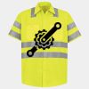 Men's High Visibility Safety Short Sleeve Work Shirt Thumbnail