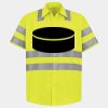 Men's High Visibility Safety Short Sleeve Work Shirt Thumbnail
