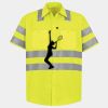 Men's High Visibility Safety Short Sleeve Work Shirt Thumbnail