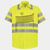 Men's High Visibility Safety Short Sleeve Work Shirt Thumbnail