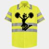 Men's High Visibility Safety Short Sleeve Work Shirt Thumbnail