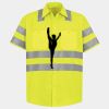 Men's High Visibility Safety Short Sleeve Work Shirt Thumbnail