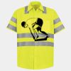 Men's High Visibility Safety Short Sleeve Work Shirt Thumbnail