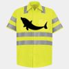 Men's High Visibility Safety Short Sleeve Work Shirt Thumbnail