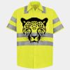 Men's High Visibility Safety Short Sleeve Work Shirt Thumbnail