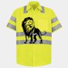 Men's High Visibility Safety Short Sleeve Work Shirt Thumbnail