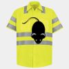 Men's High Visibility Safety Short Sleeve Work Shirt Thumbnail