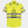 Men's High Visibility Safety Short Sleeve Work Shirt Thumbnail