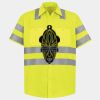 Men's High Visibility Safety Short Sleeve Work Shirt Thumbnail