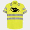 Men's High Visibility Safety Short Sleeve Work Shirt Thumbnail