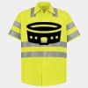 Men's High Visibility Safety Short Sleeve Work Shirt Thumbnail