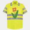 Men's High Visibility Safety Short Sleeve Work Shirt Thumbnail