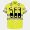 Men's High Visibility Safety Short Sleeve Work Shirt Thumbnail