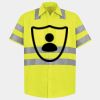 Men's High Visibility Safety Short Sleeve Work Shirt Thumbnail