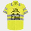 Men's High Visibility Safety Short Sleeve Work Shirt Thumbnail