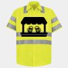 Men's High Visibility Safety Short Sleeve Work Shirt Thumbnail