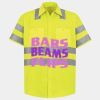 Men's High Visibility Safety Short Sleeve Work Shirt Thumbnail