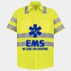 Men's High Visibility Safety Short Sleeve Work Shirt Thumbnail