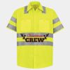 Men's High Visibility Safety Short Sleeve Work Shirt Thumbnail