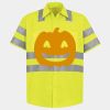 Men's High Visibility Safety Short Sleeve Work Shirt Thumbnail