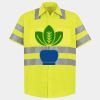 Men's High Visibility Safety Short Sleeve Work Shirt Thumbnail