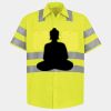 Men's High Visibility Safety Short Sleeve Work Shirt Thumbnail